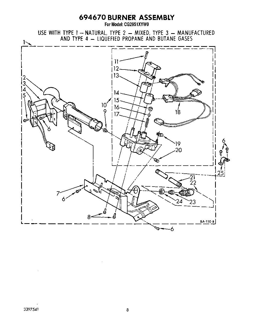 05 - 694670 BURNER