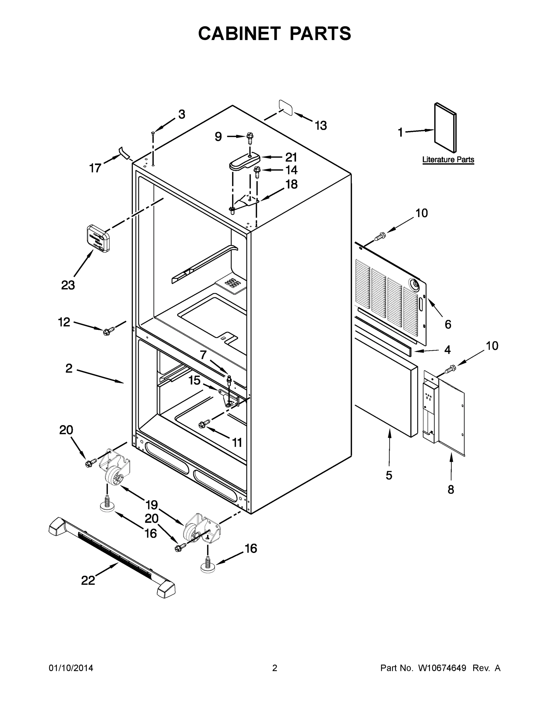 02 - CABINET PARTS