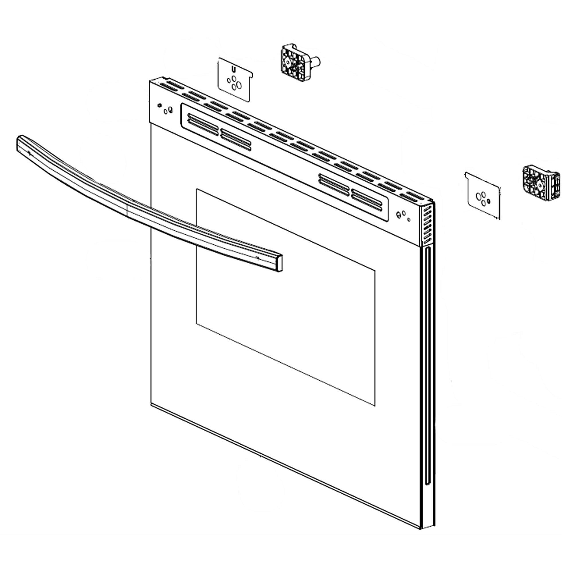 Samsung DG94-03603A ASSY DOOR SUB;NE/NX9000T,STS
