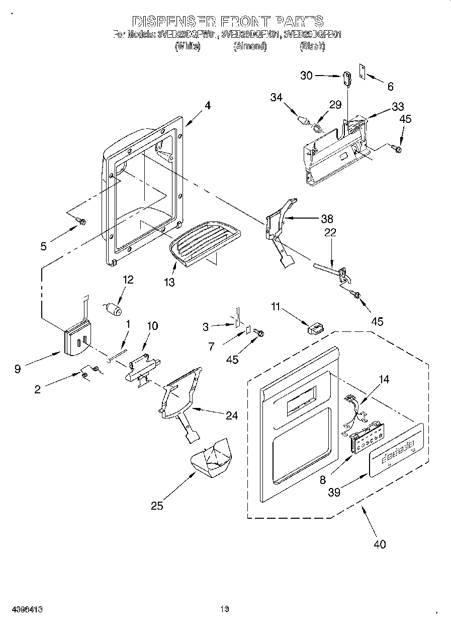 08 - DISPENSER FRONT