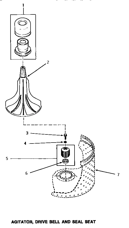 02 - AGITATOR, DRIVE BELL & SEAL SEAT