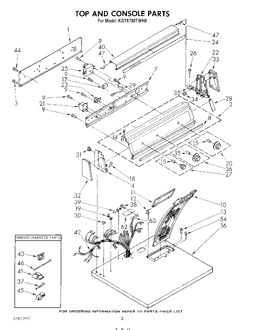 02 - TOP CONSOLE , LITERATURE AND OPTIONAL