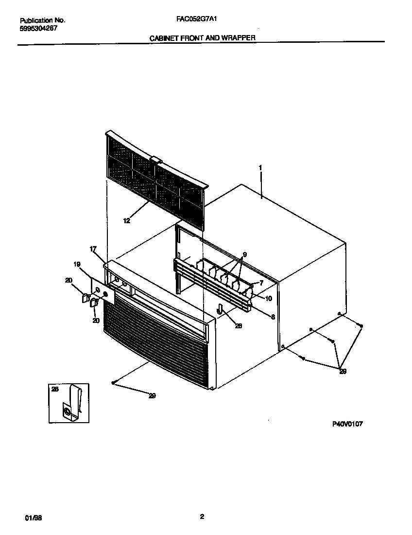 02 - CABINET  FRONT  AND  WRAPPER