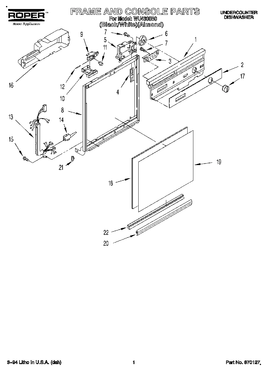 01 - FRAME AND CONSOLE