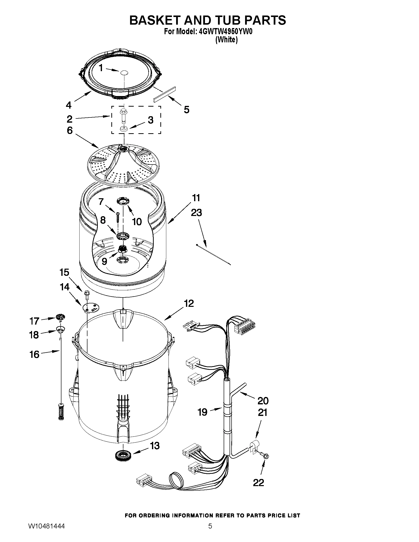 03 - BASKET AND TUB PARTS