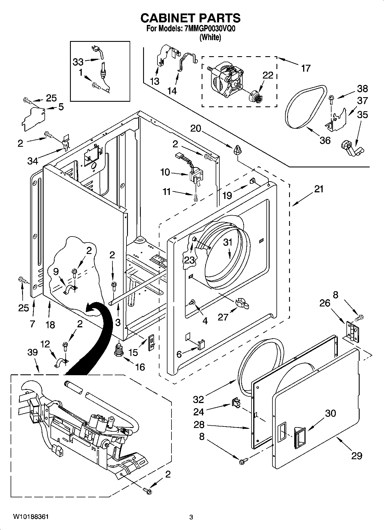 02 - CABINET PARTS