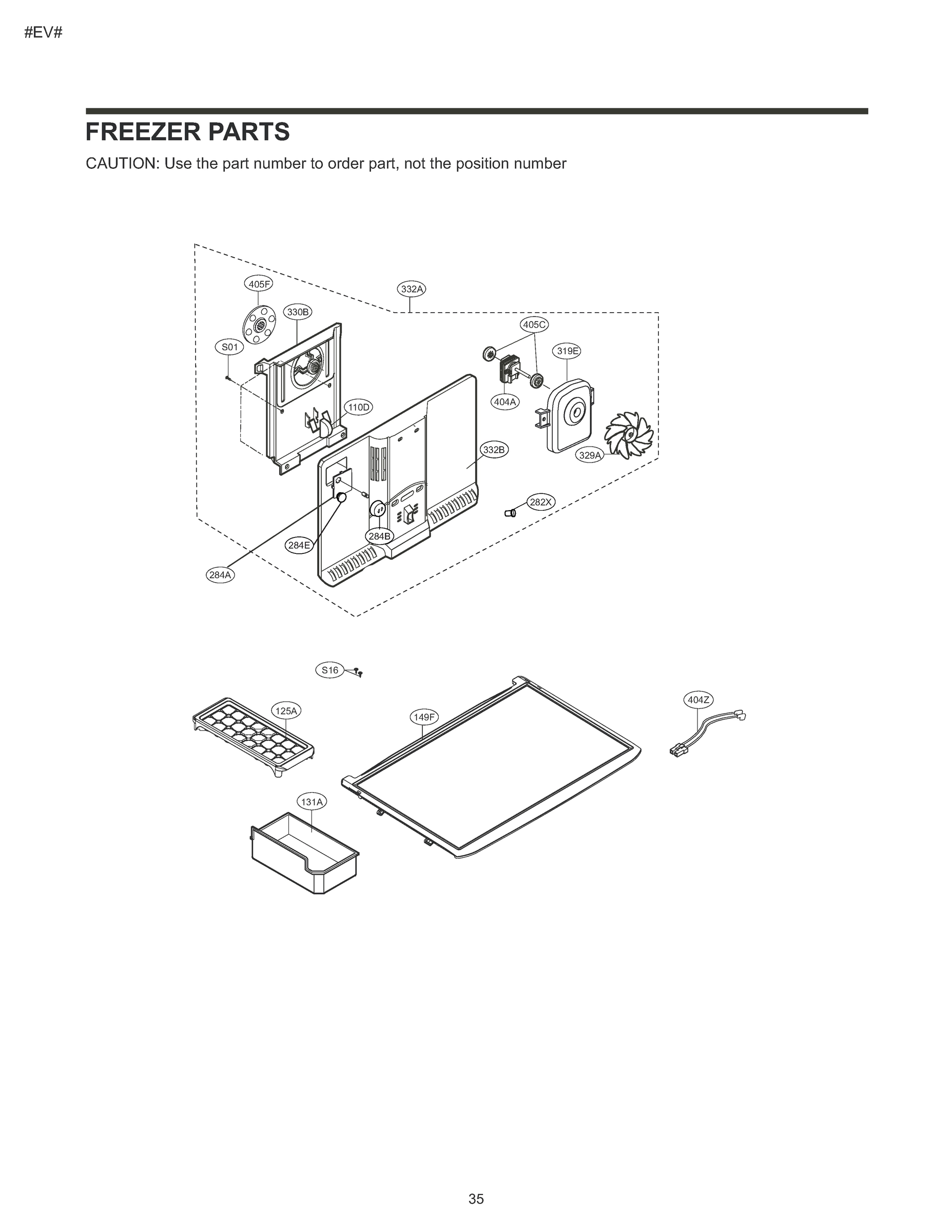 FREEZER PARTS