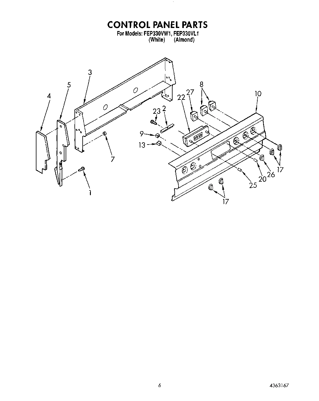 04 - CONTROL PANEL, LIT/OPTIONAL