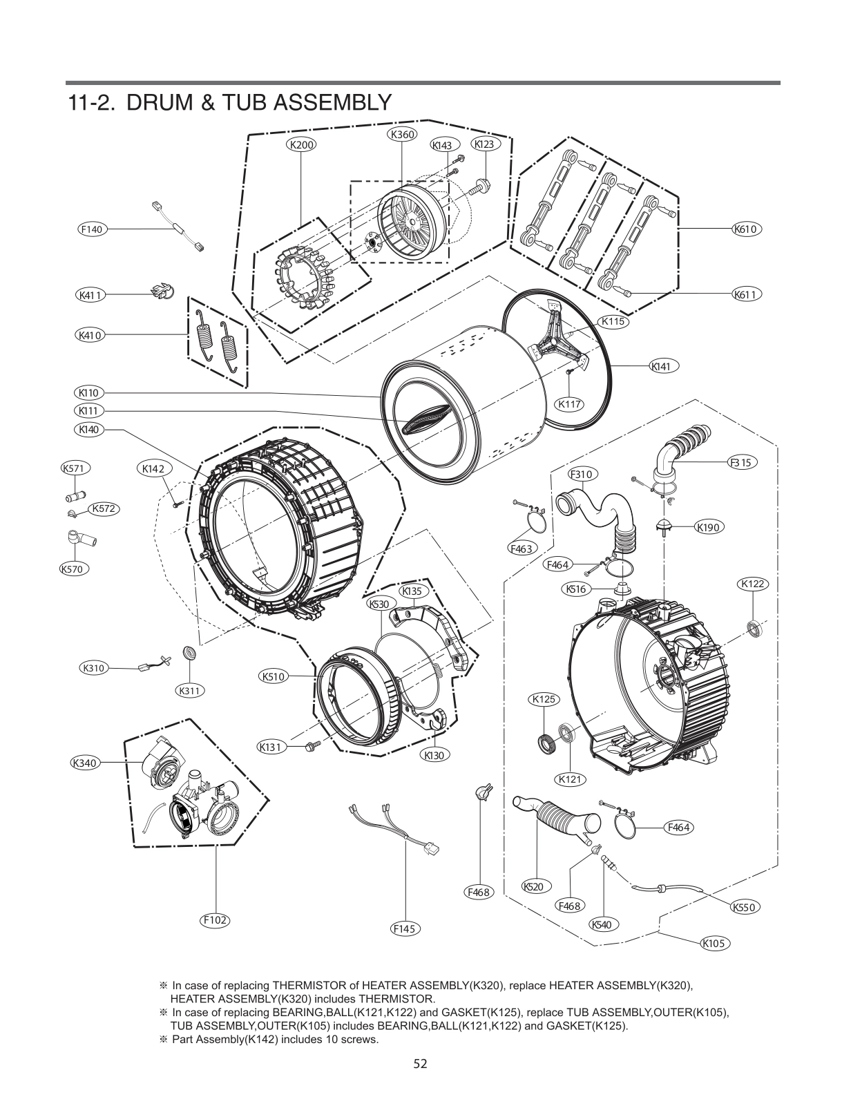 DRUM & TUB ASSEMBLY