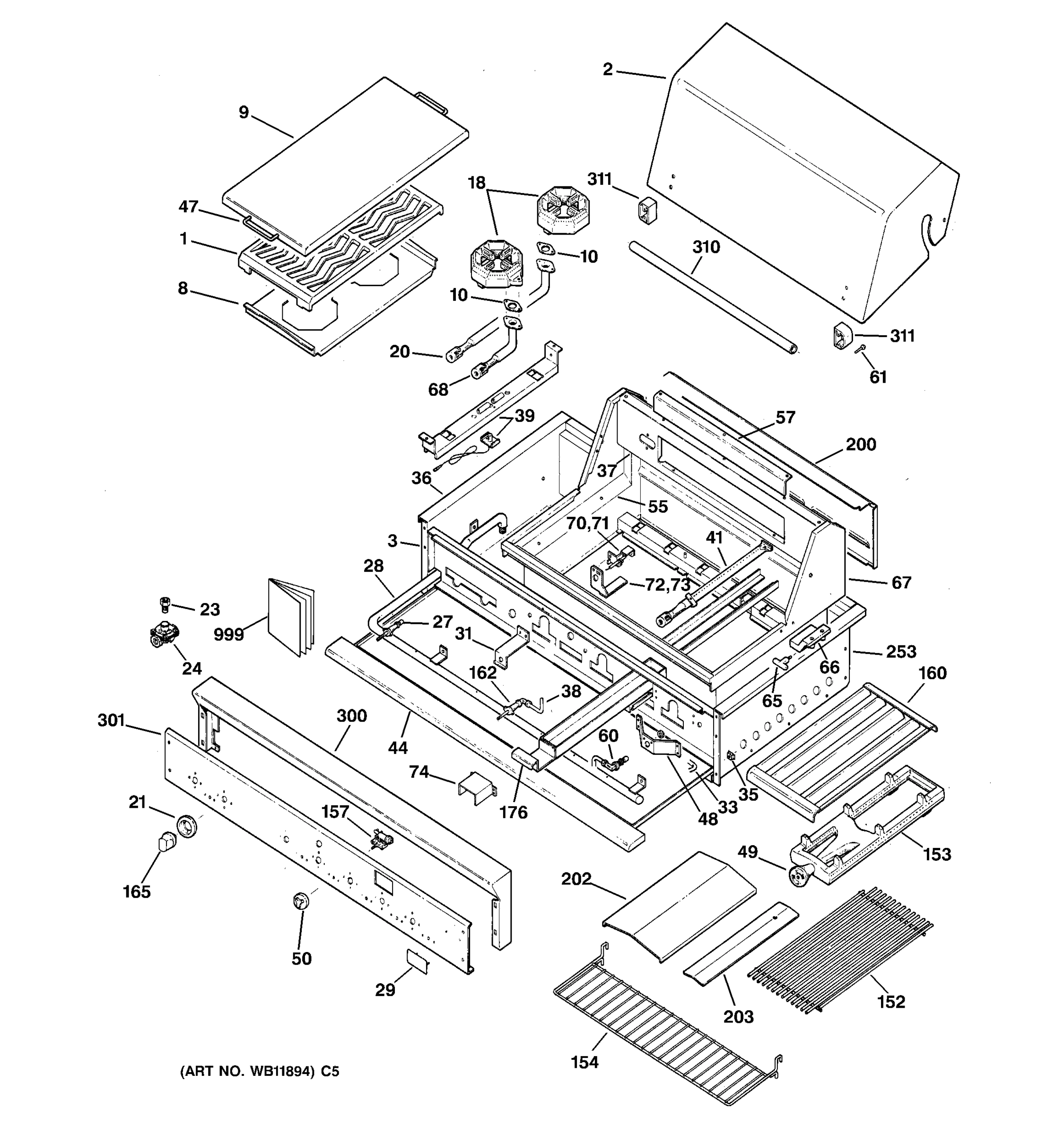 GAS GRILL PARTS