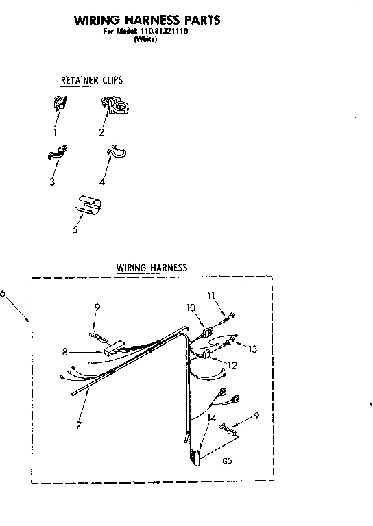WIRING HARNESS PARTS