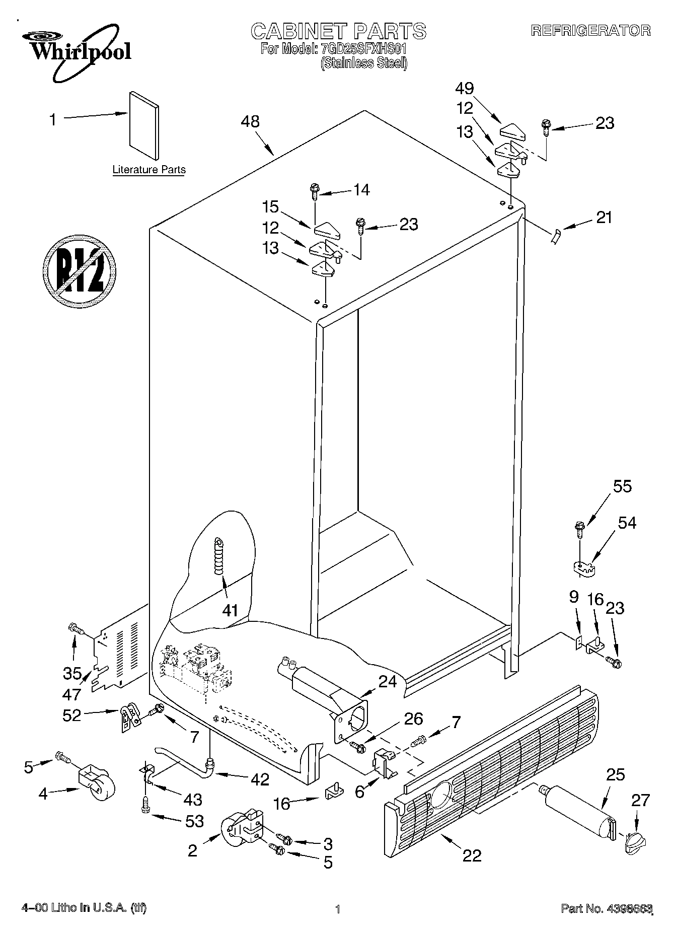 01 - CABINET, LITERATURE