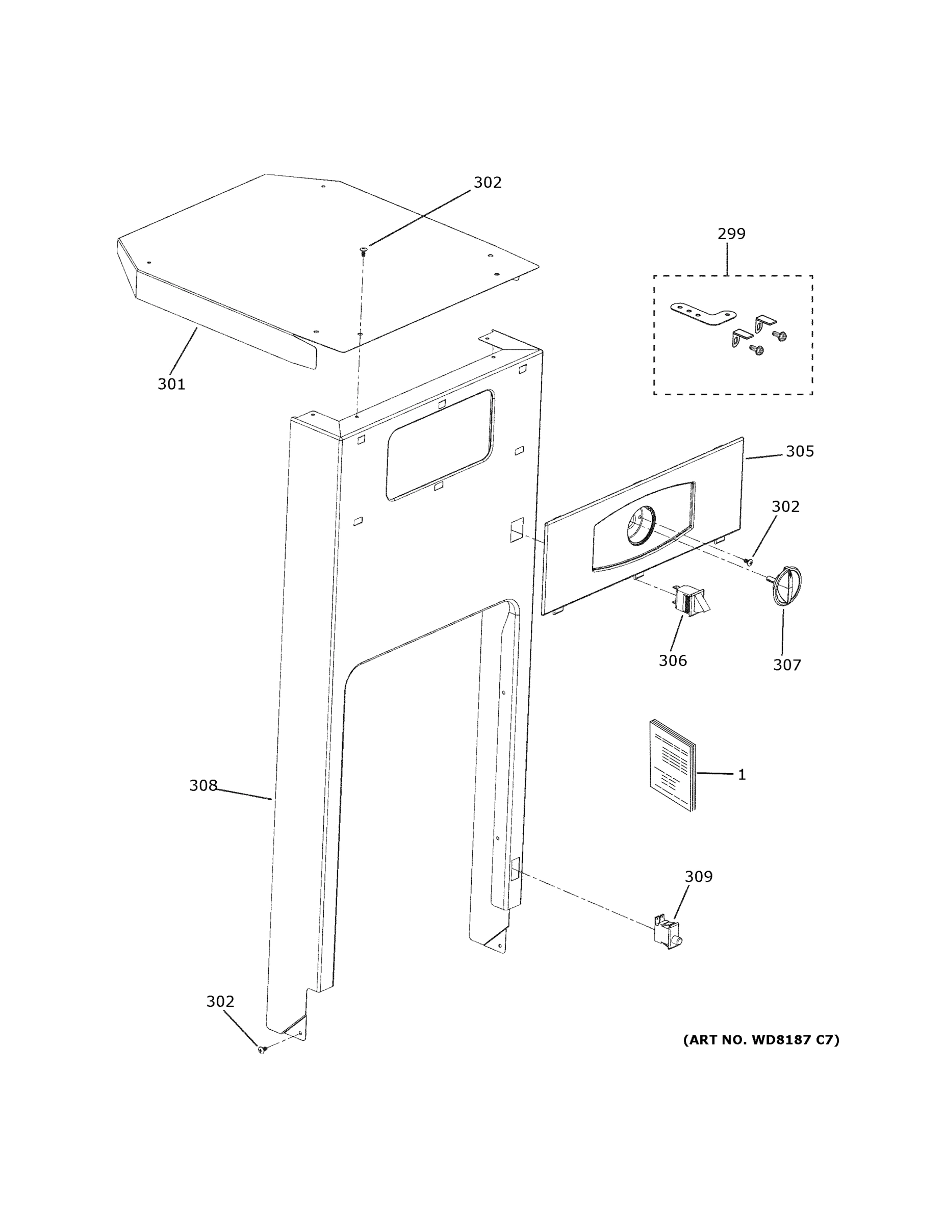 CABINET & CONTROL PARTS