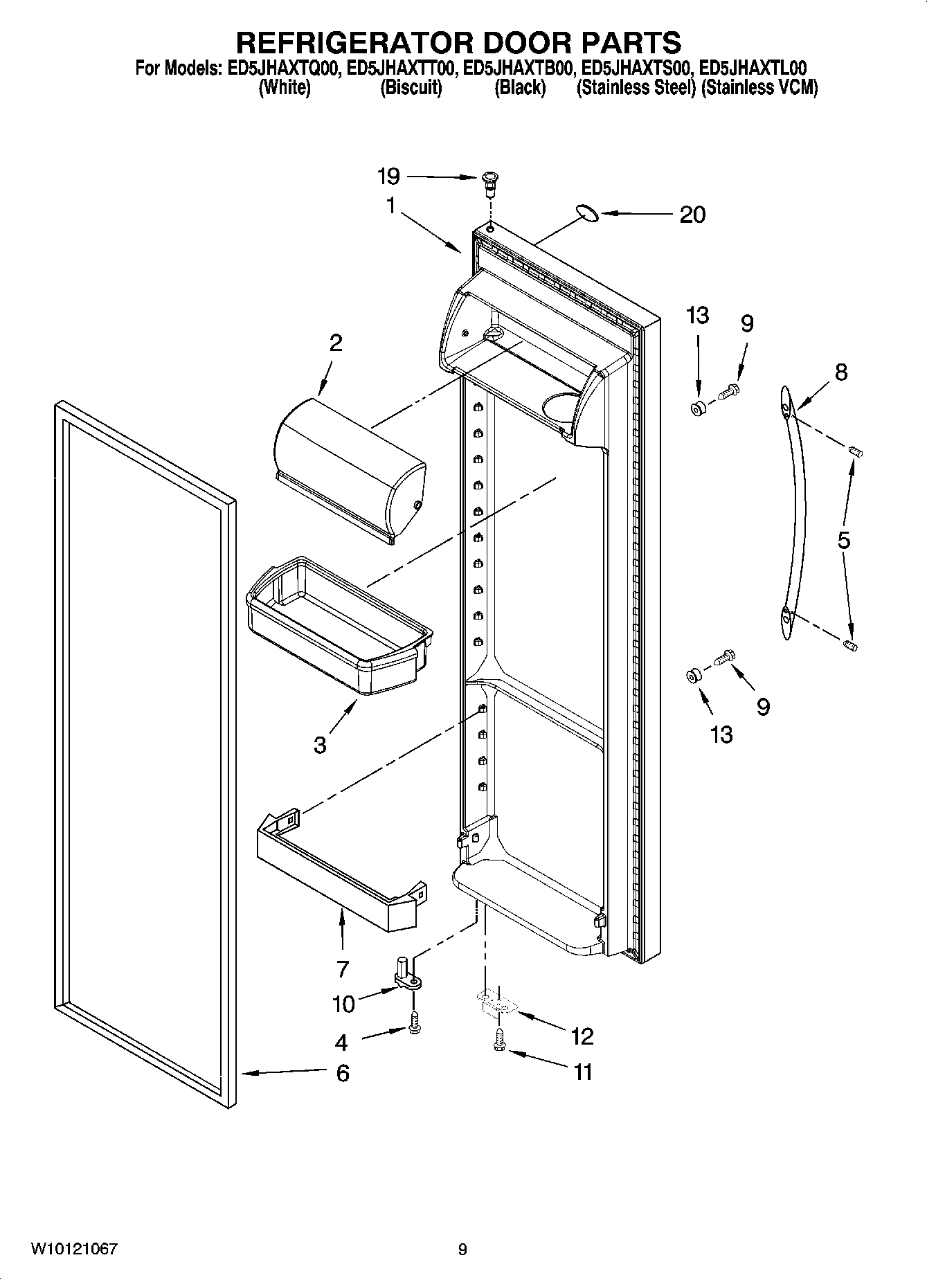 06 - REFRIGERATOR DOOR PARTS
