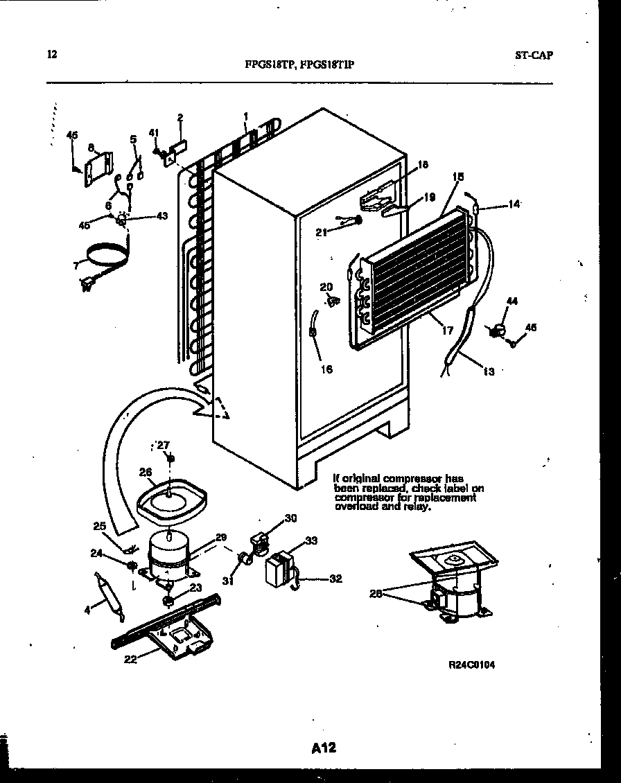 07 - SYSTEM AND AUTOMATIC DEFROST PARTS