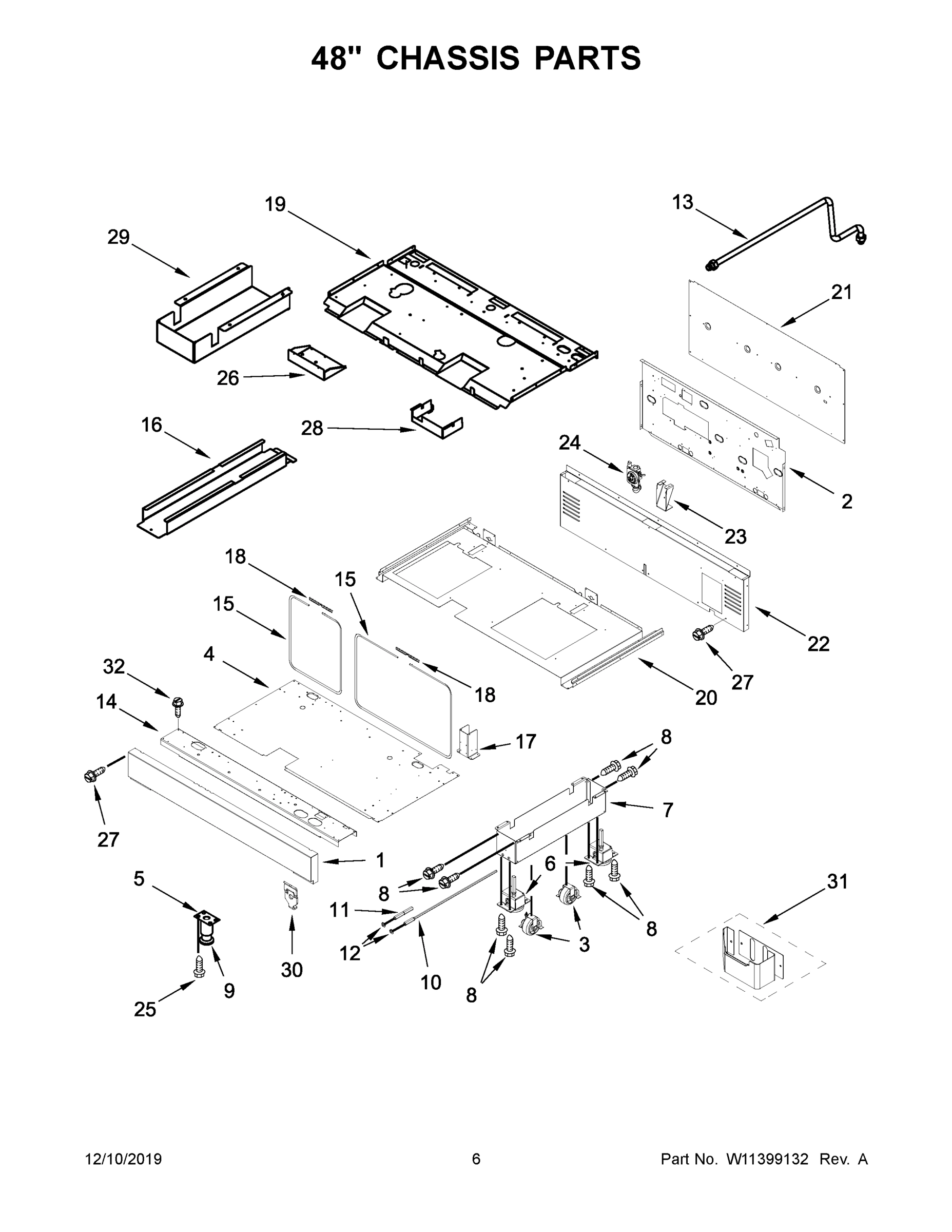 04 - 48" CHASSIS PARTS