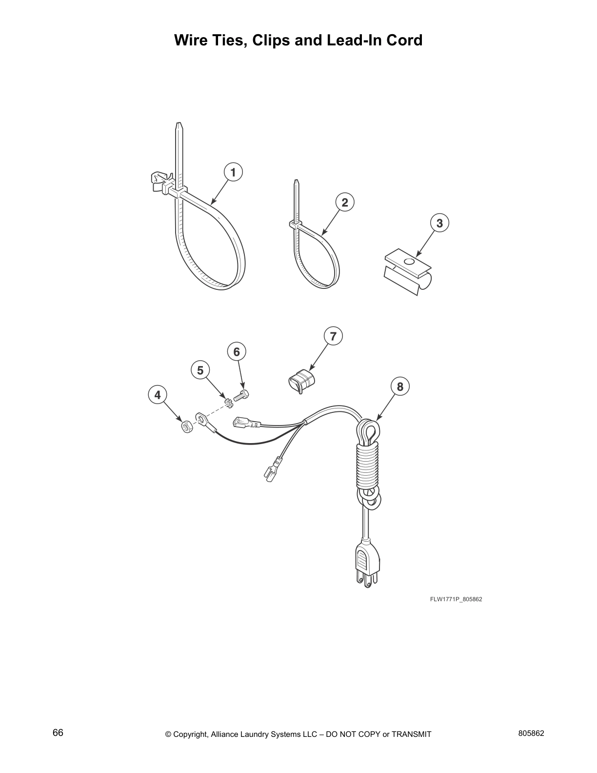 Wire Ties, Clips and Lead-In Cord