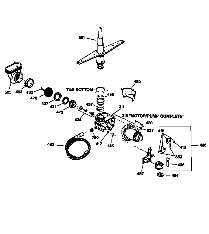 MOTOR-PUMP MECHANISM