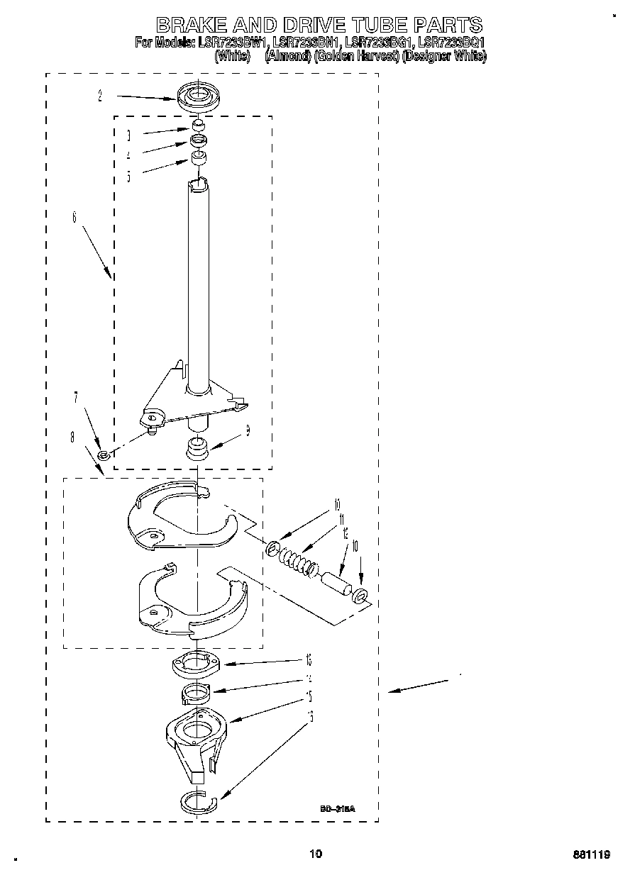 08 - BRAKE AND DRIVE TUBE