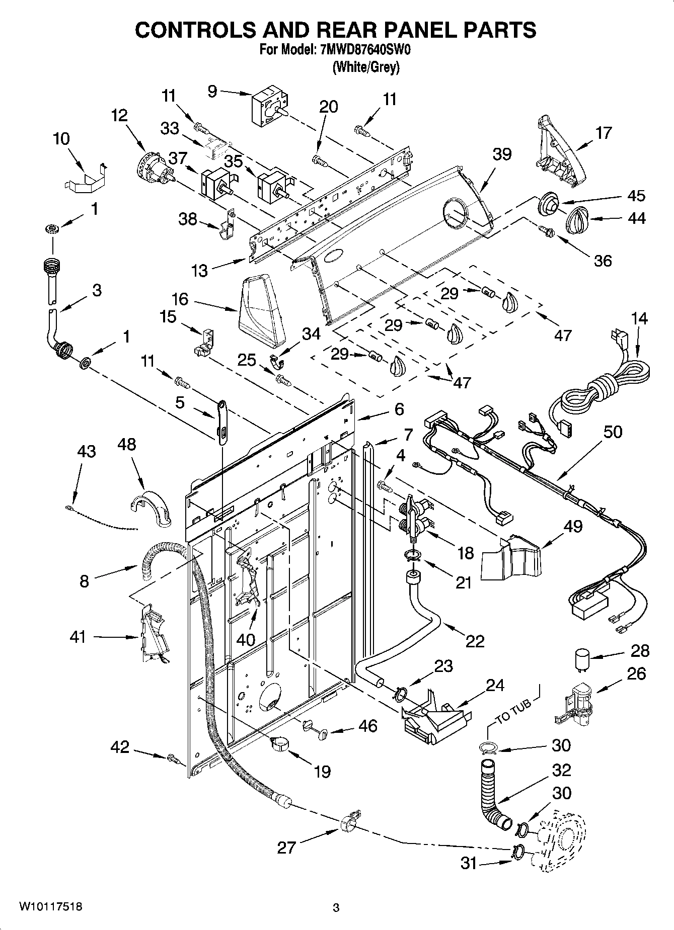 02 - CONTROLS AND REAR PANEL PARTS