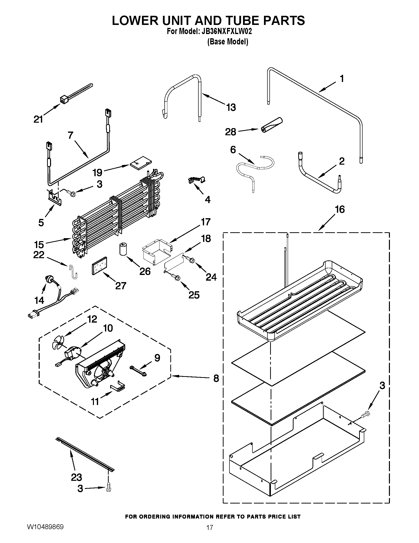 10 - LOWER UNIT AND TUBE PARTS