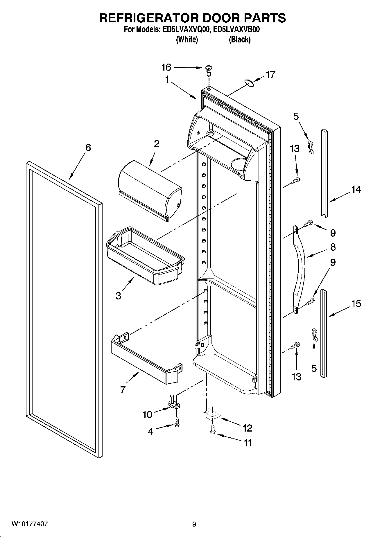 06 - REFRIGERATOR DOOR PARTS