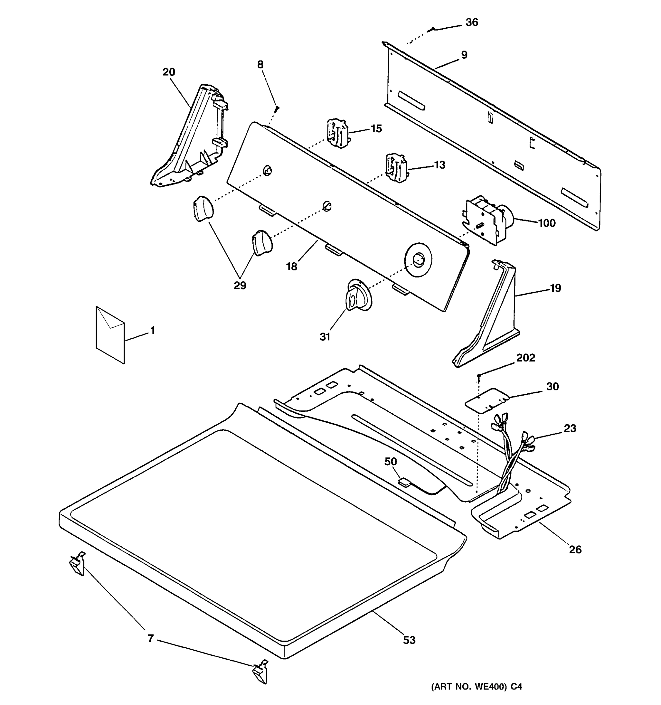 CONTROLS & TOP PANEL