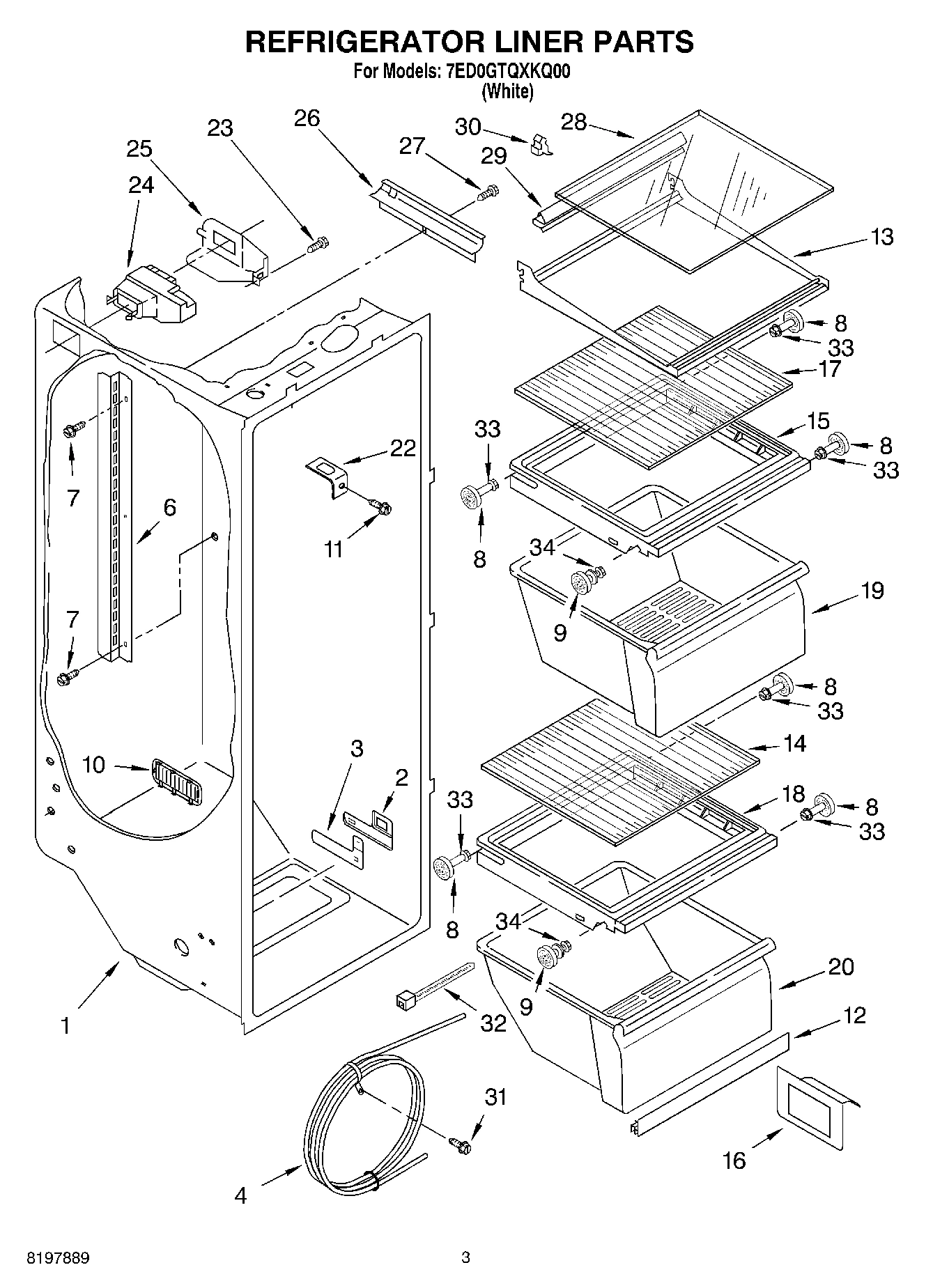 02 - REFRIGERATOR LINER