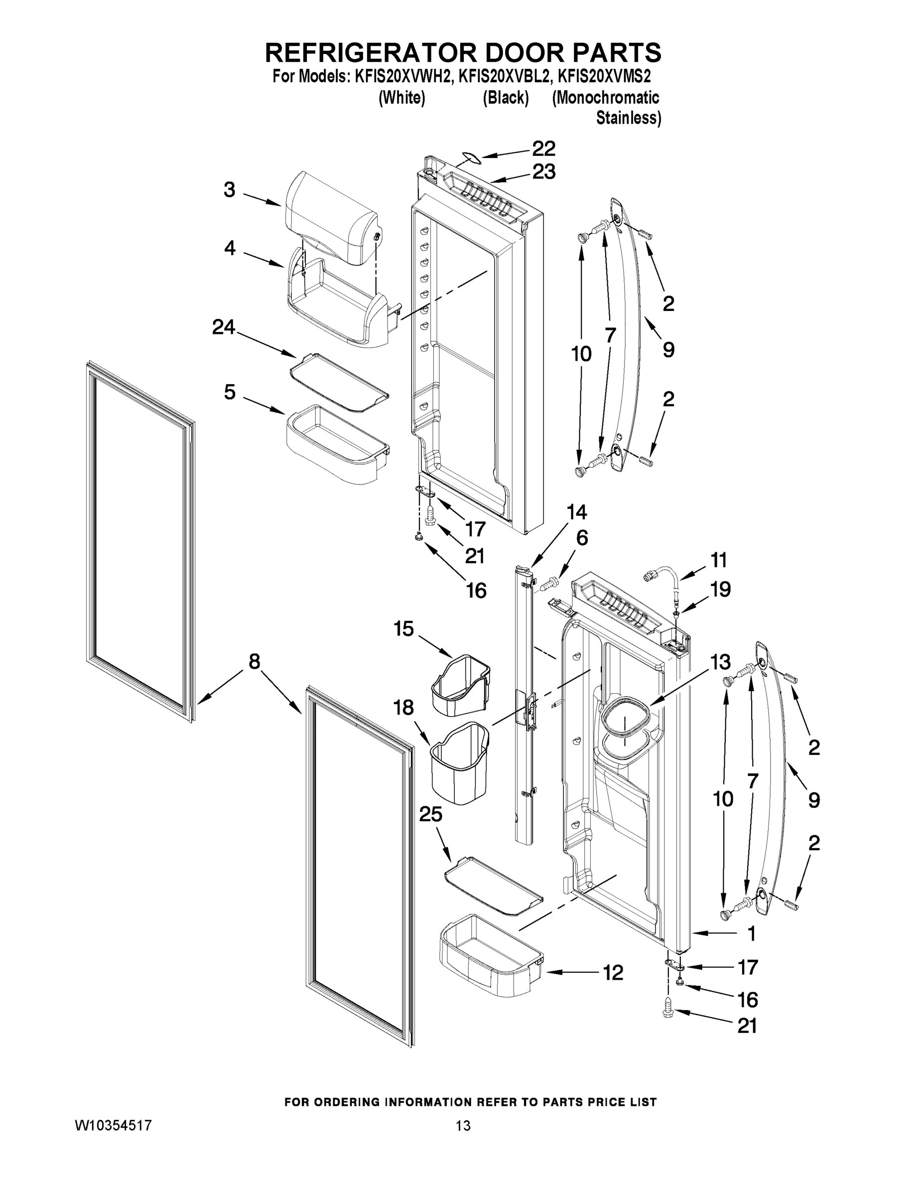 07 - REFRIGERATOR DOOR PARTS