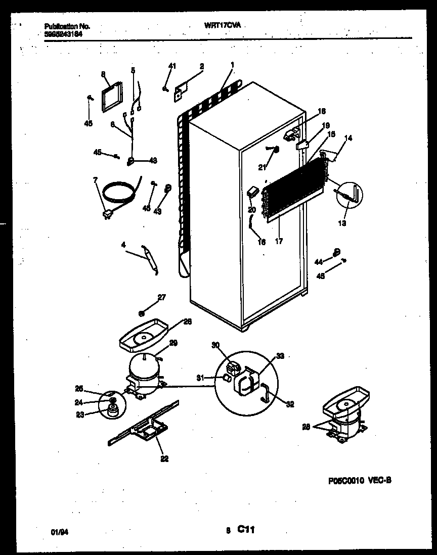 05 - SYSTEM AND AUTOMATIC DEFROST PARTS