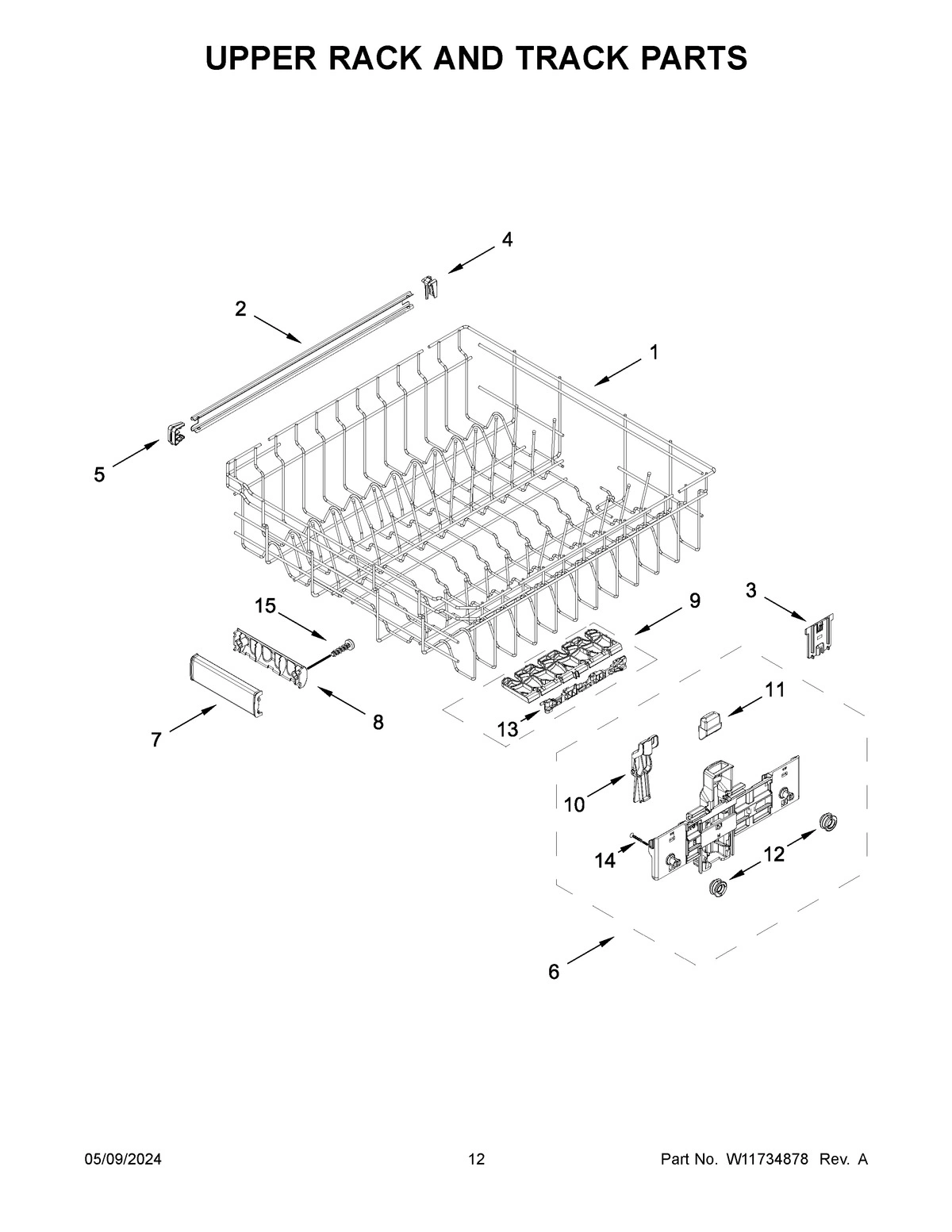 07 - UPPER RACK AND TRACK PARTS