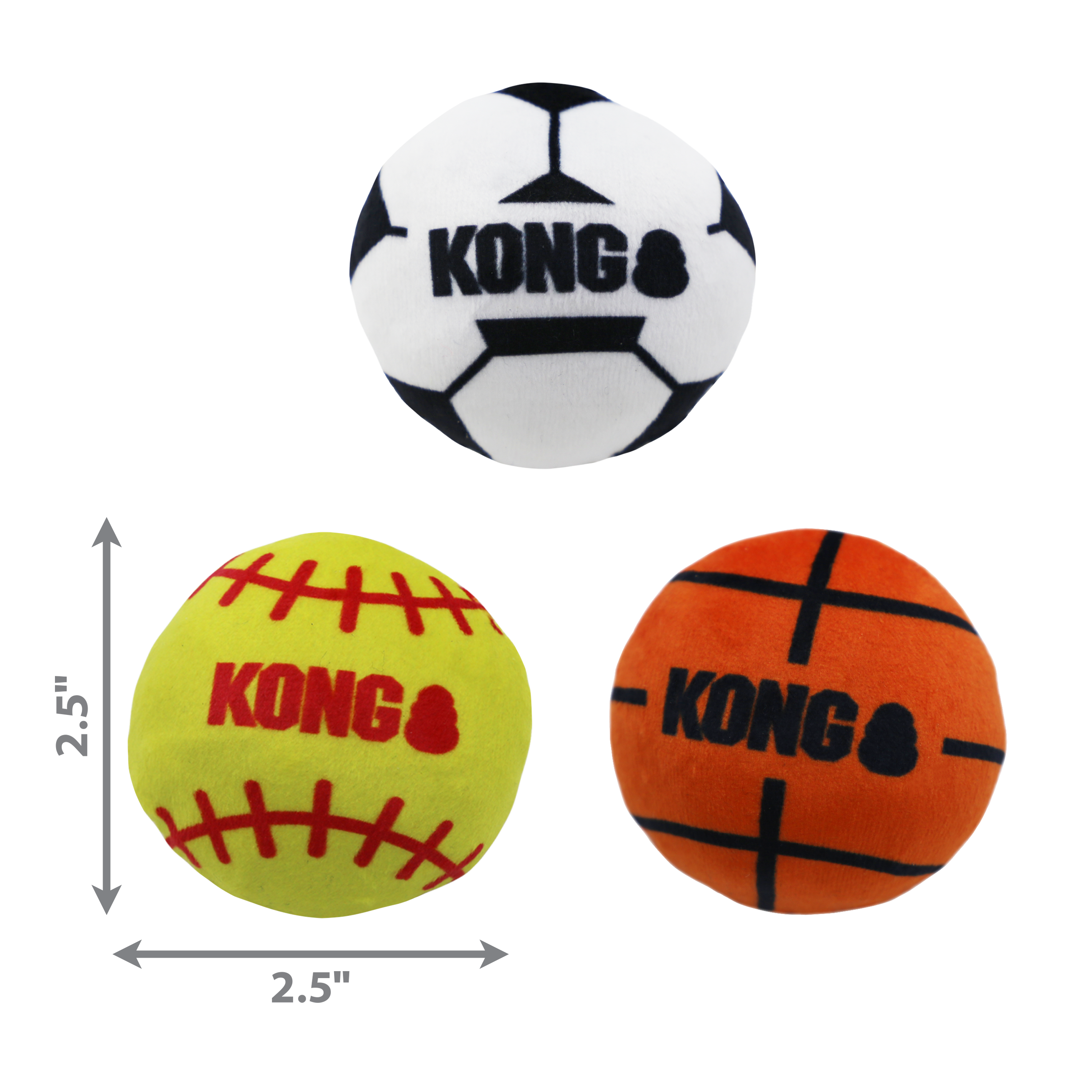 Cat Sport Balls 2-pk Assorted dimoffpack product image