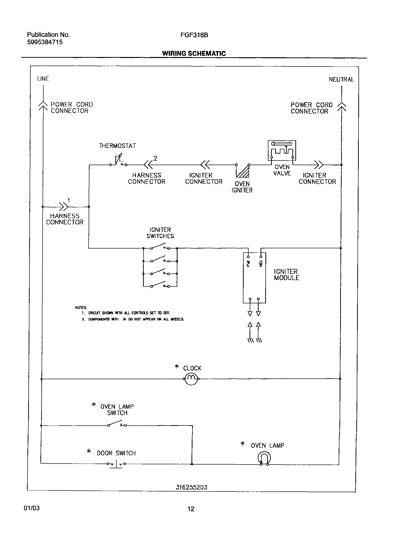12 - WIRING SCHEMATIC