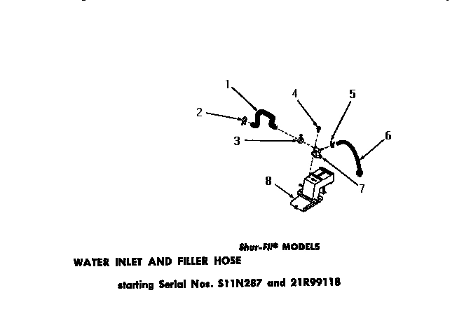 32 - WATER INLET & FILLER HOSE