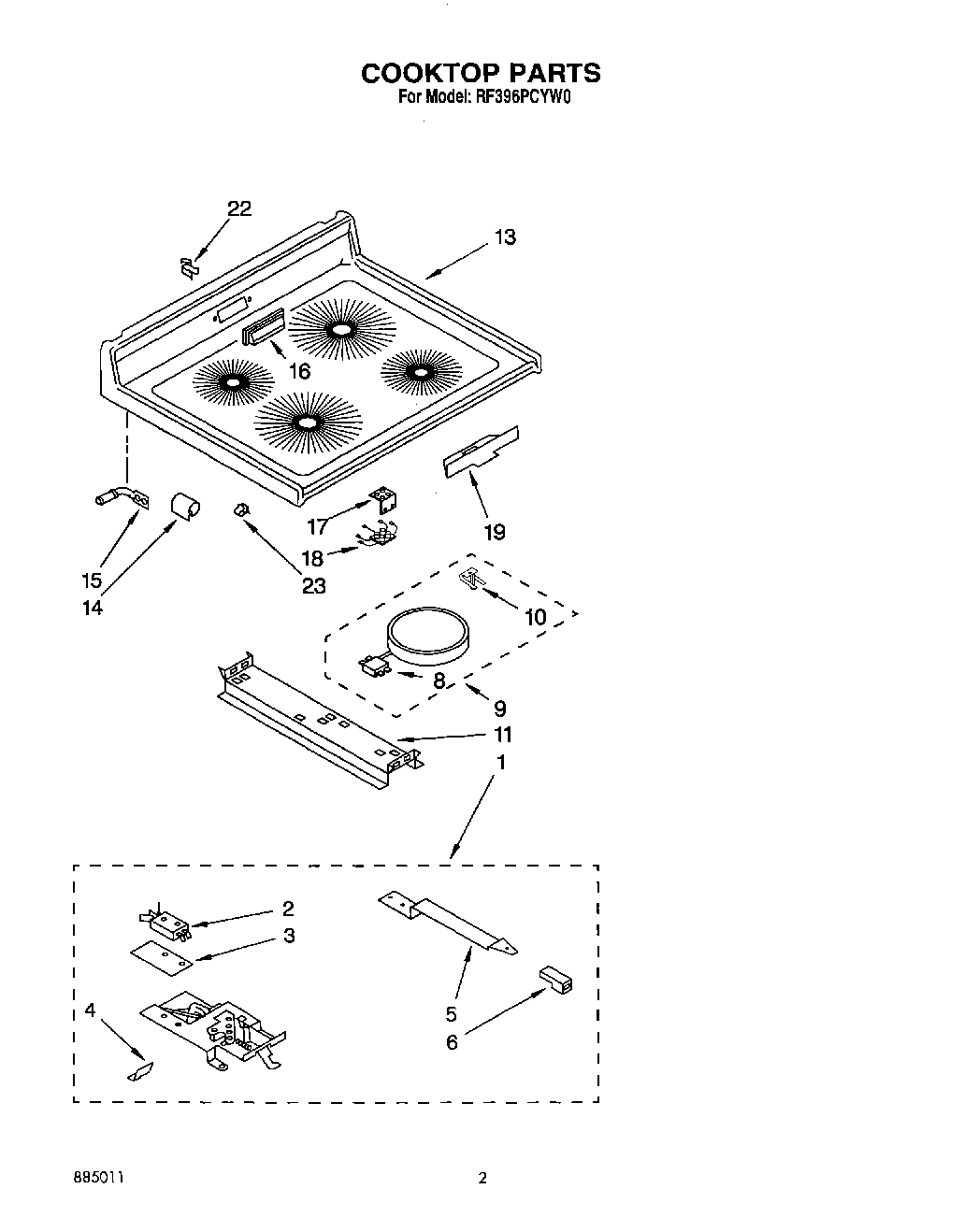 02 - COOKTOP, LIT/OPTIONAL