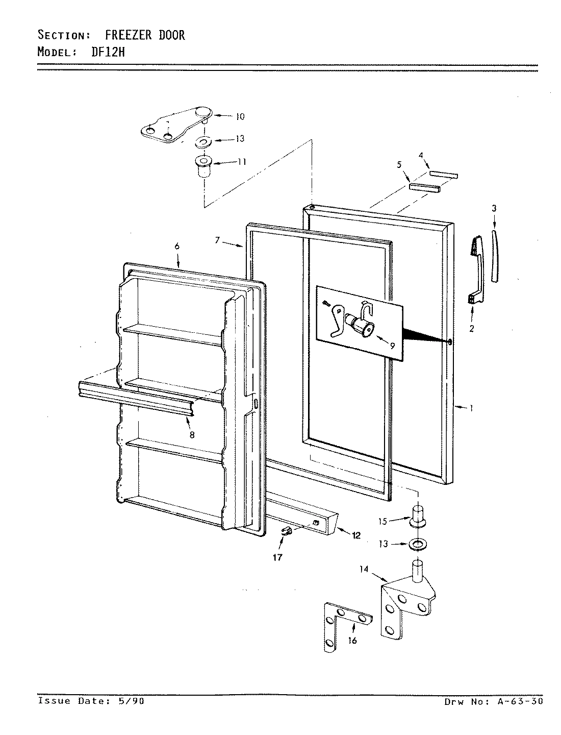 02 - FREEZER DOOR