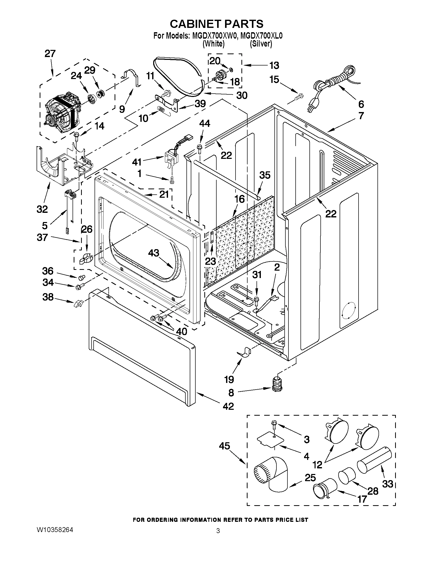02 - CABINET PARTS
