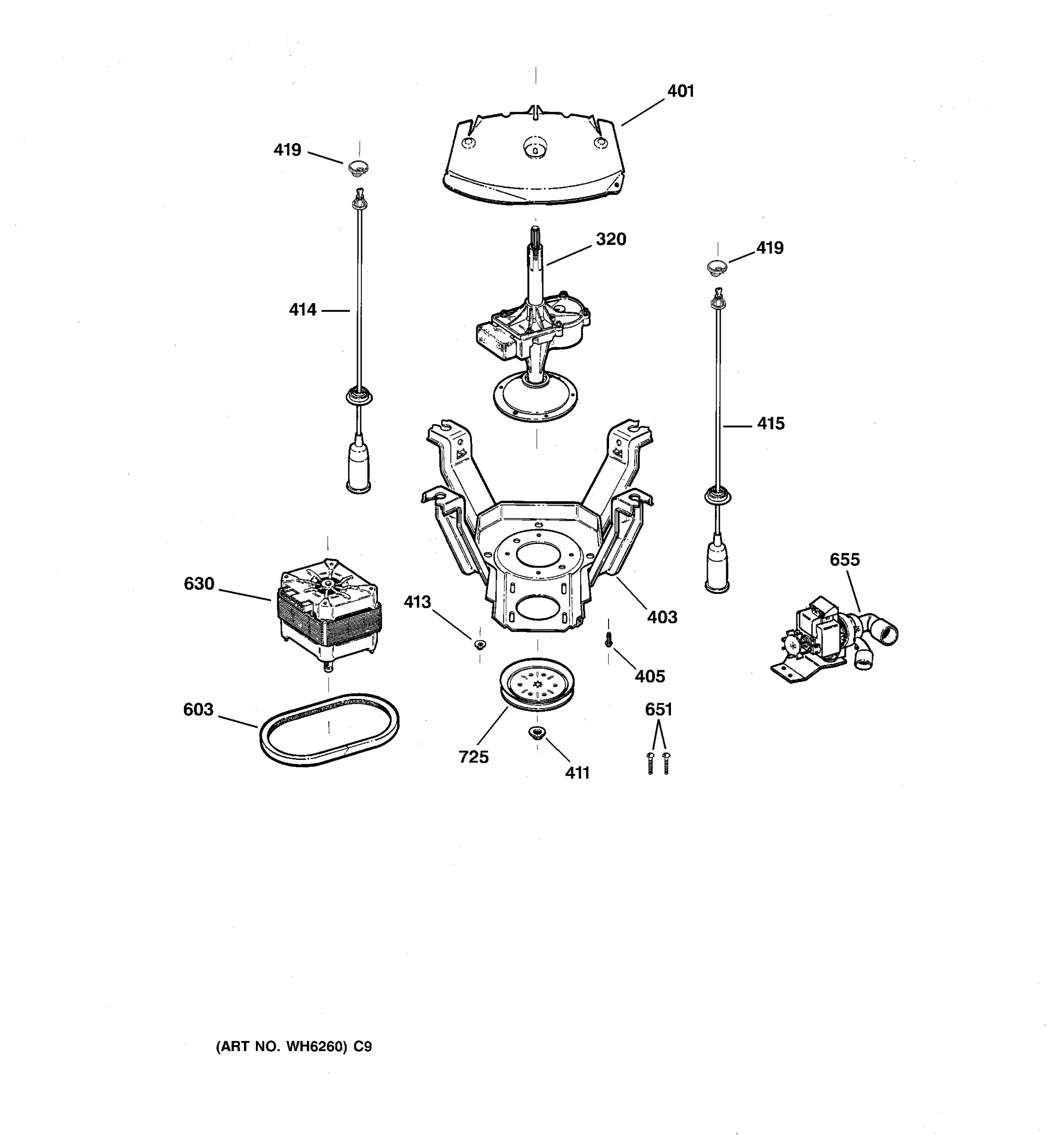 SUSPENSION, PUMP & DRIVE COMPONENTS