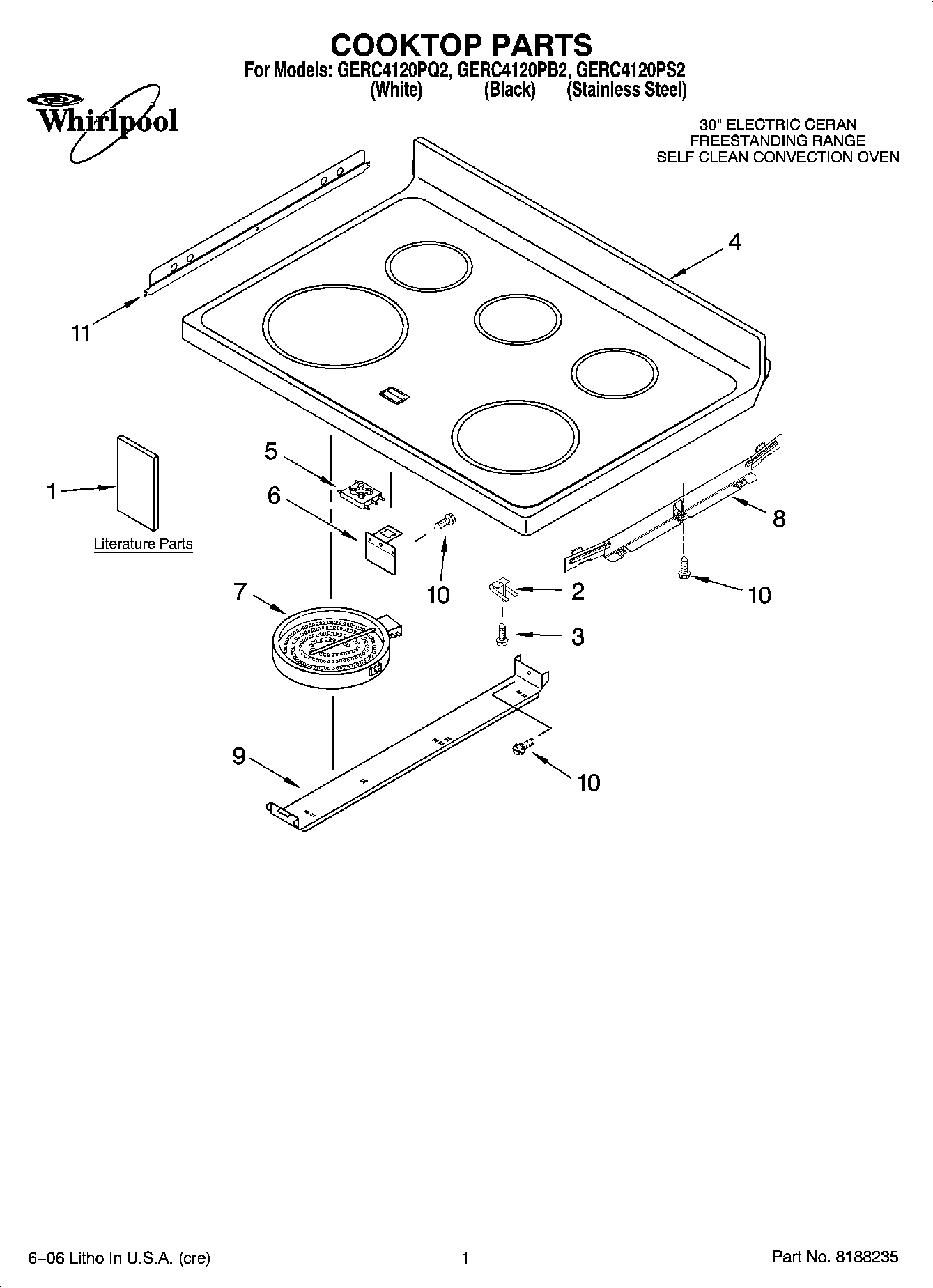 01 - COOKTOP PARTS