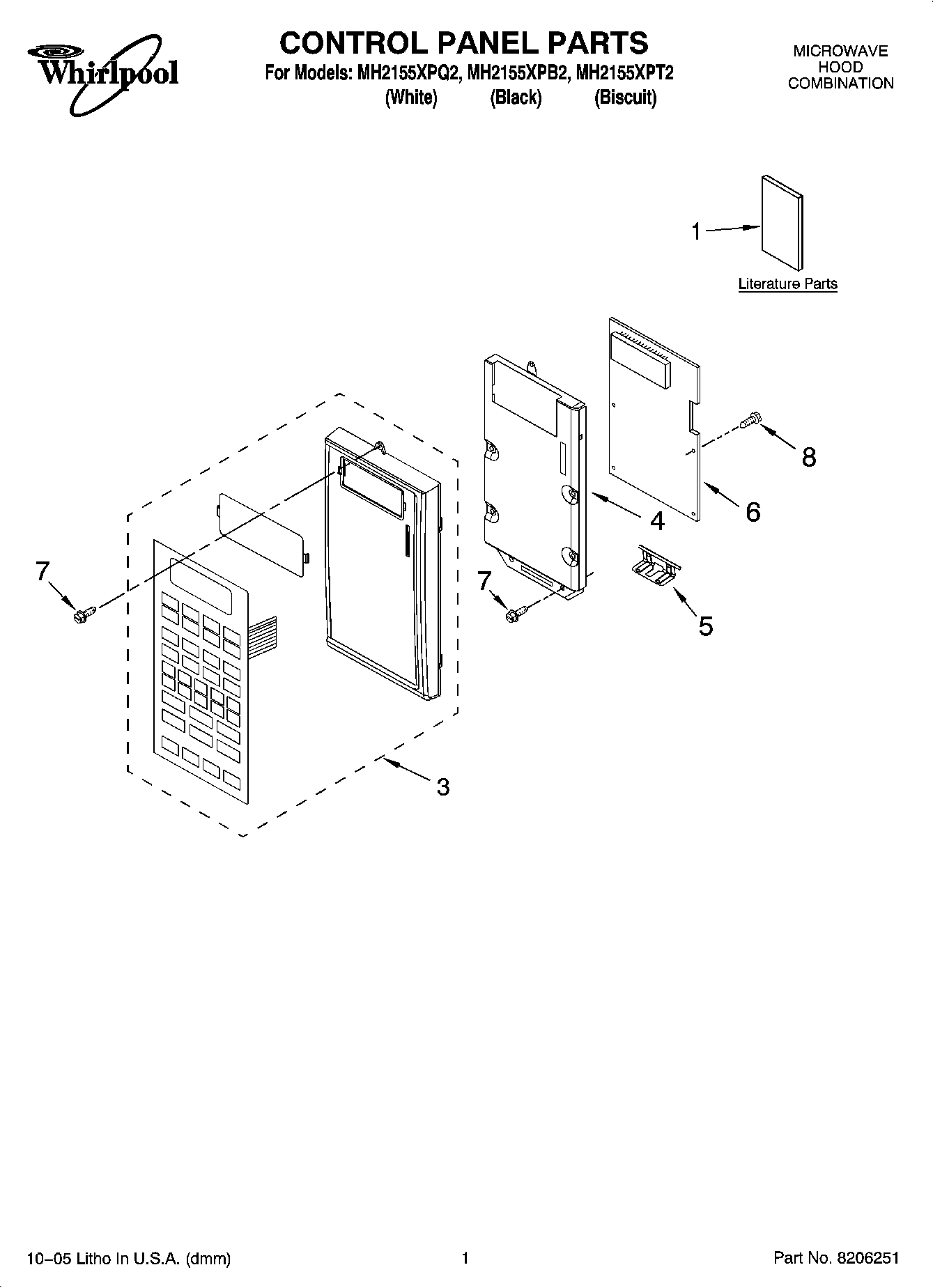01 - CONTROL PANEL PARTS