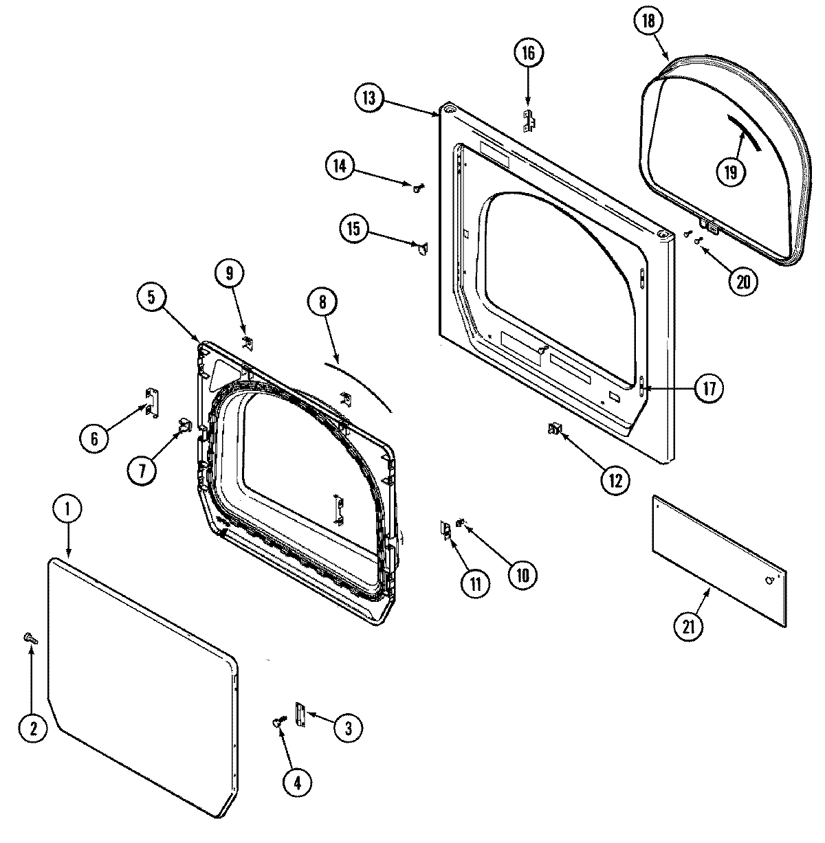 08 - DOOR (DRYER)