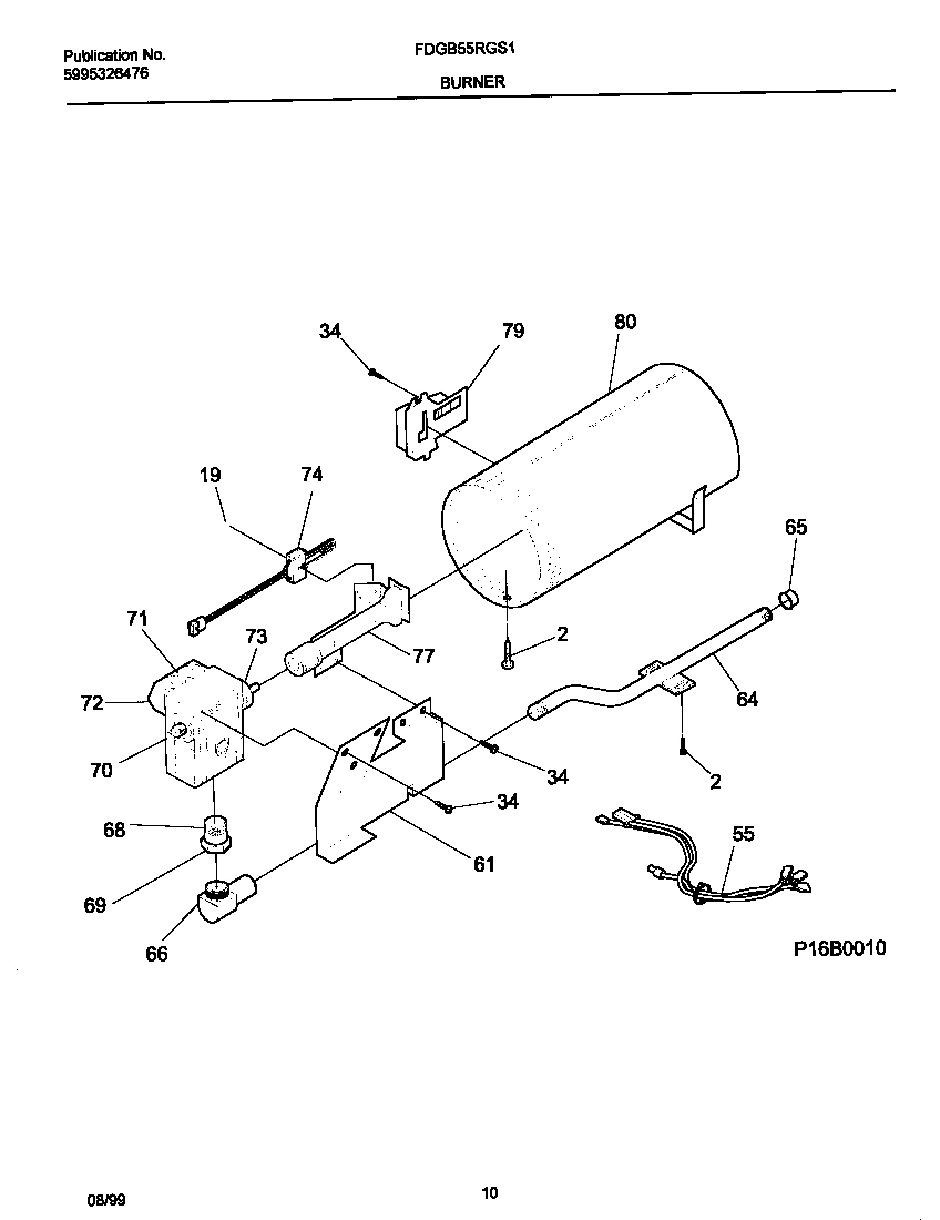 06 - P16B0010 BURNER,VALVE