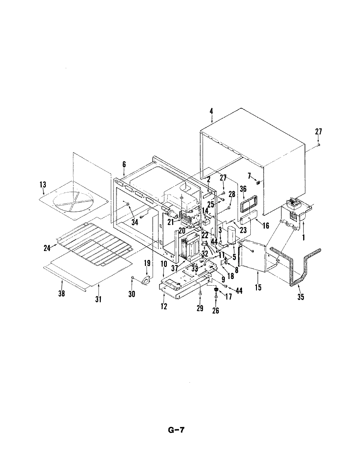 03 - FRT.FRAME/OVEN CAVITY/COOLING SYSTEM