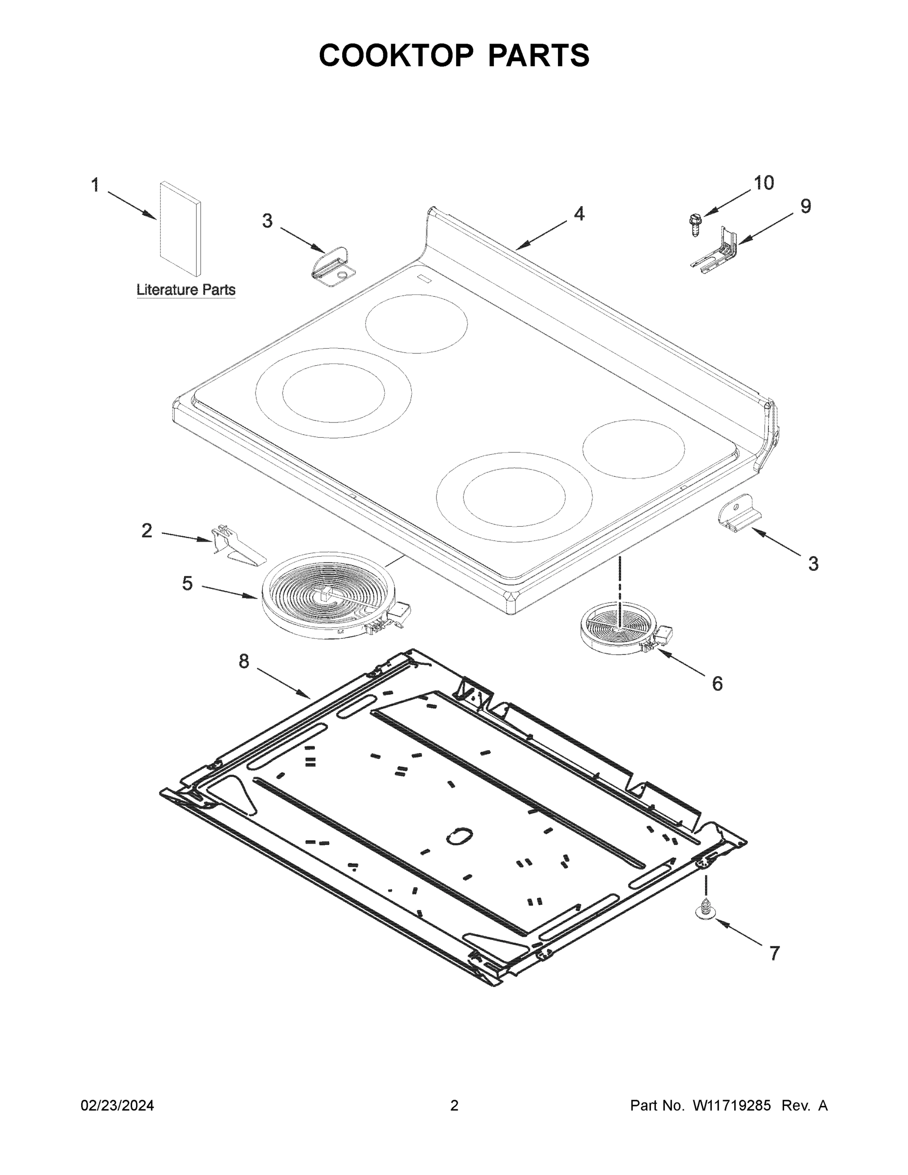 02 - COOKTOP PARTS