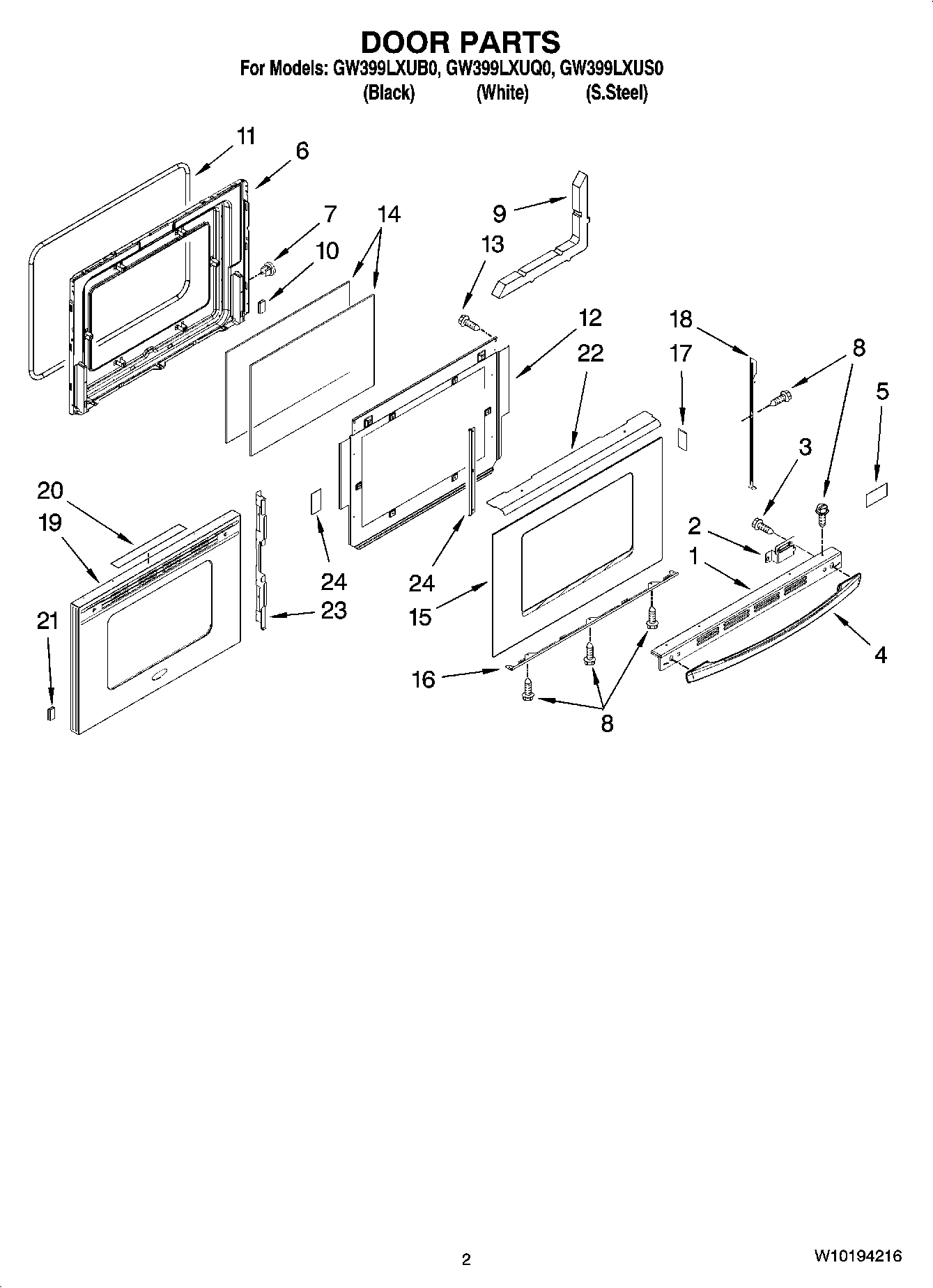 02 - DOOR PARTS