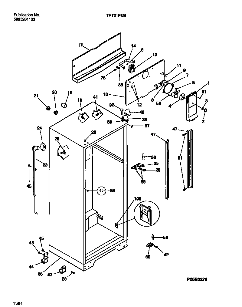 03 - CABINET W/FAN ASSEMBLY