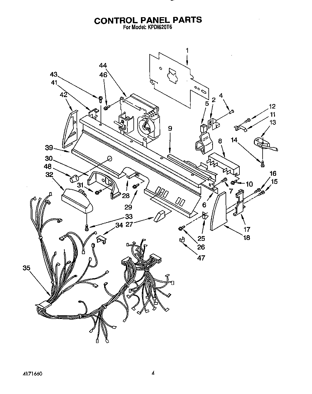 04 - CONTROL PANEL, LIT/OPTIONAL