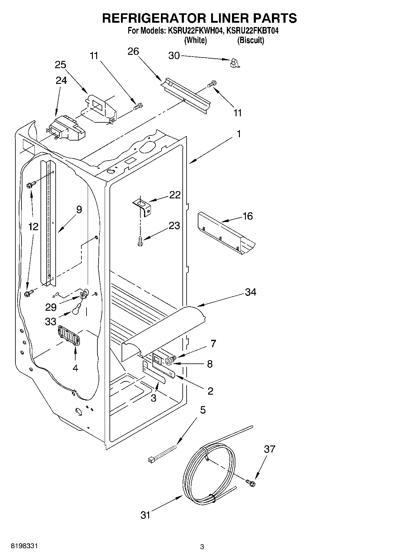 02 - REFRIGERATOR LINER