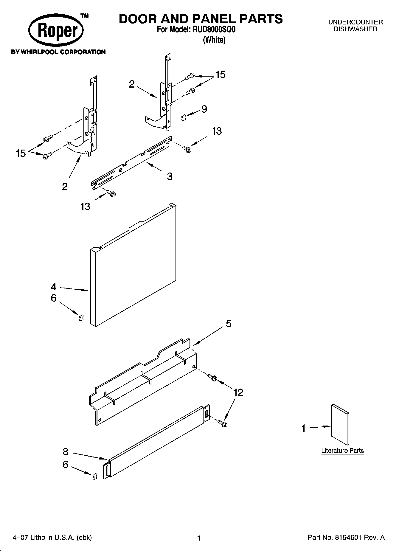01 - DOOR AND PANEL PARTS