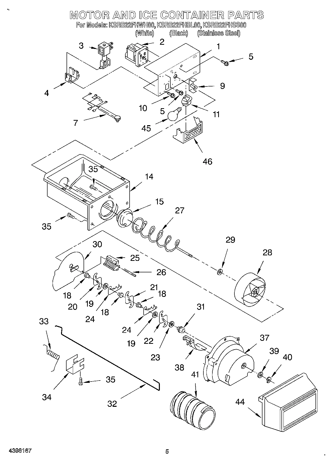 04 - MOTOR AND ICE CONTAINER
